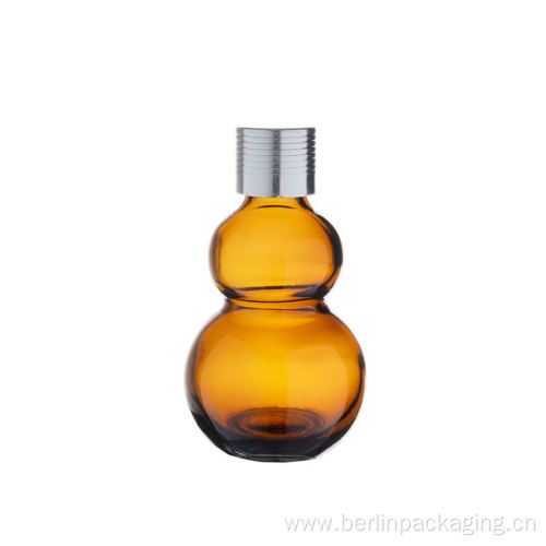 Gourd Shaped Glass Bottle